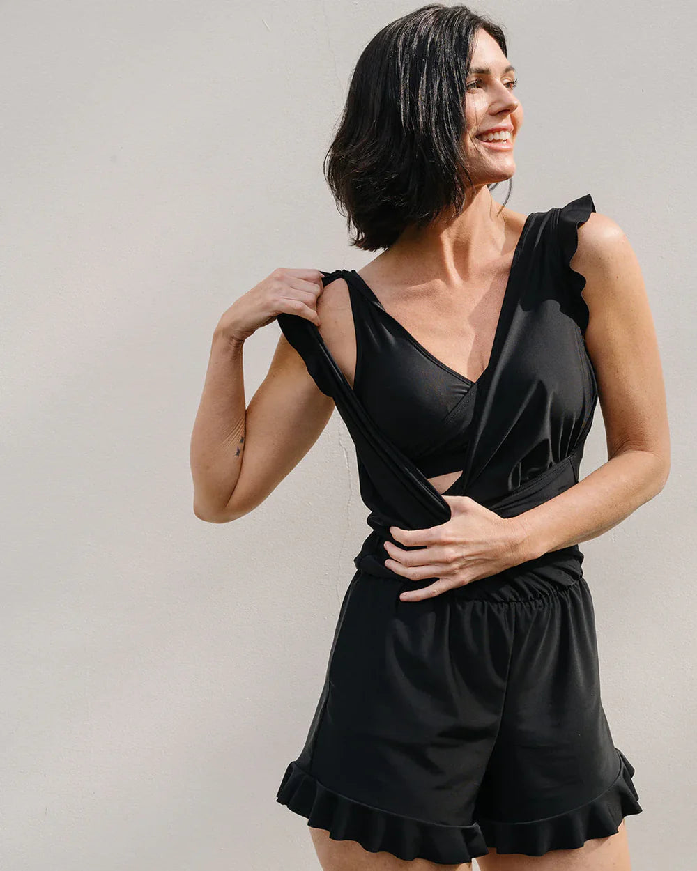 Swim Romper Built-in-Bra - DreamShe