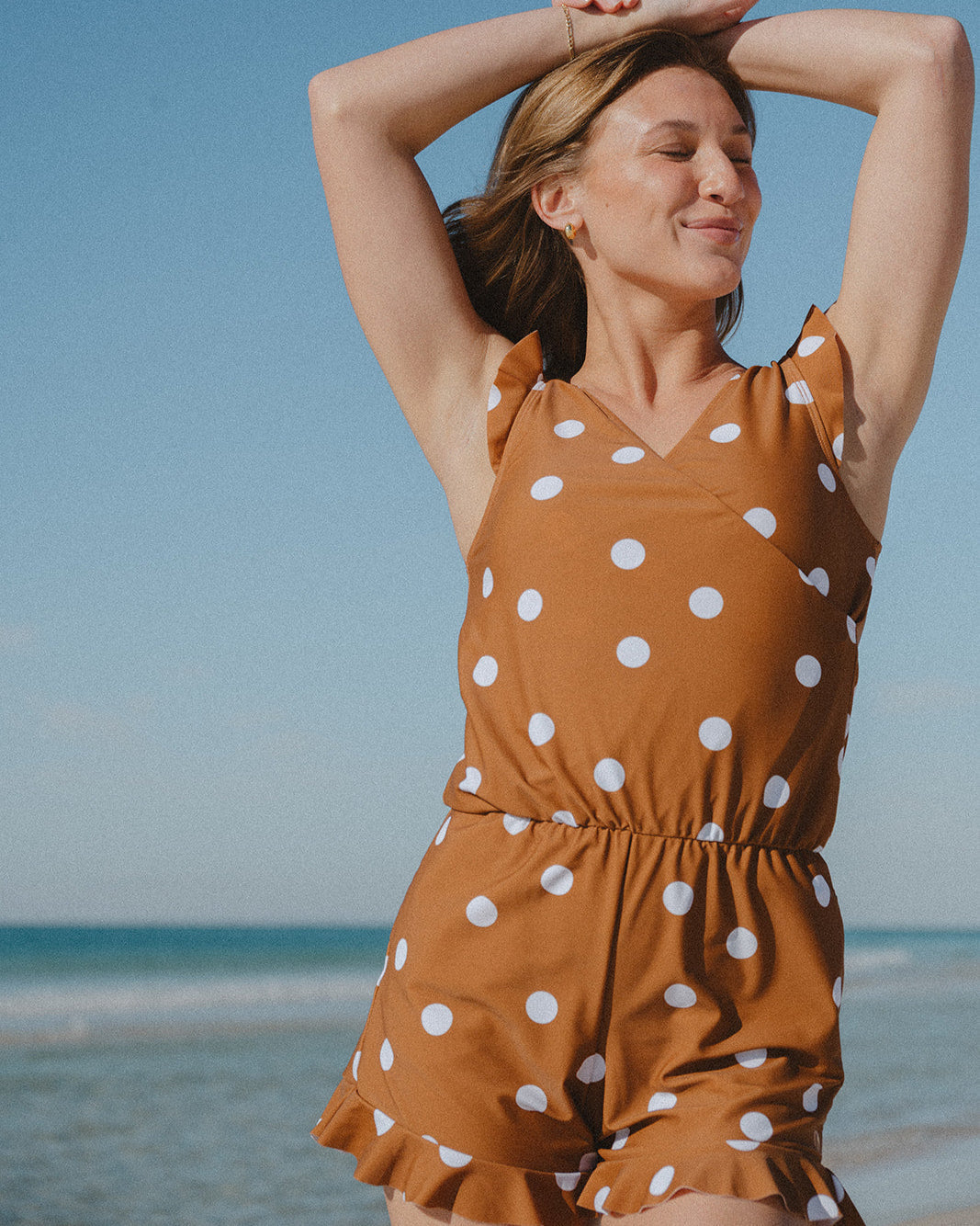 Flower swim romper - DreamShe