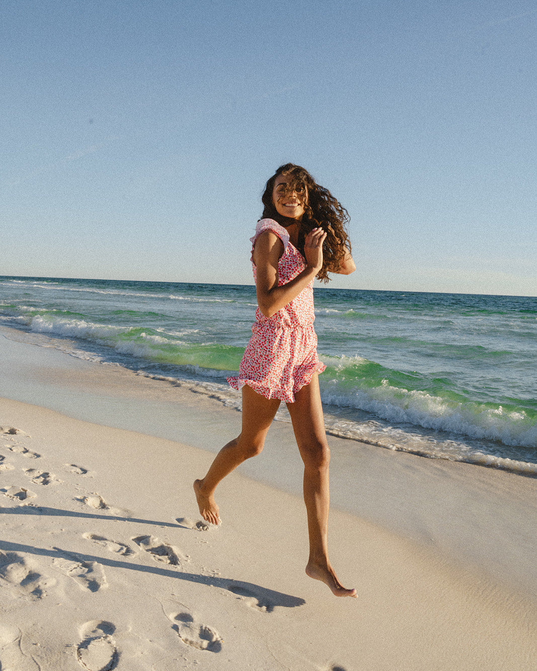 Flower swim romper - DreamShe