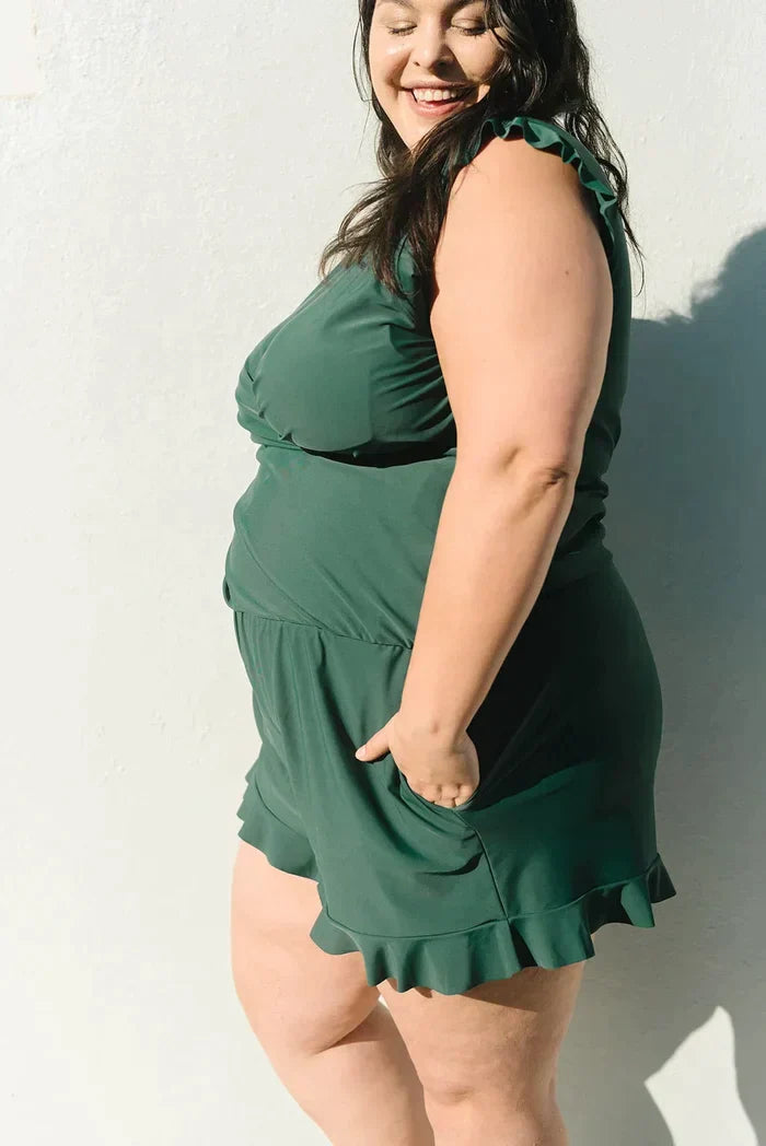 Swim Romper Built-in-Bra - DreamShe